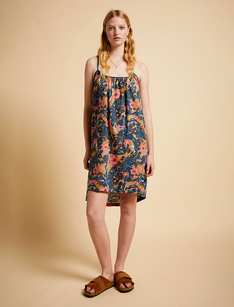 Karen Walker 60s Floral Strappy Nightie Papinelle Sleepwear AU