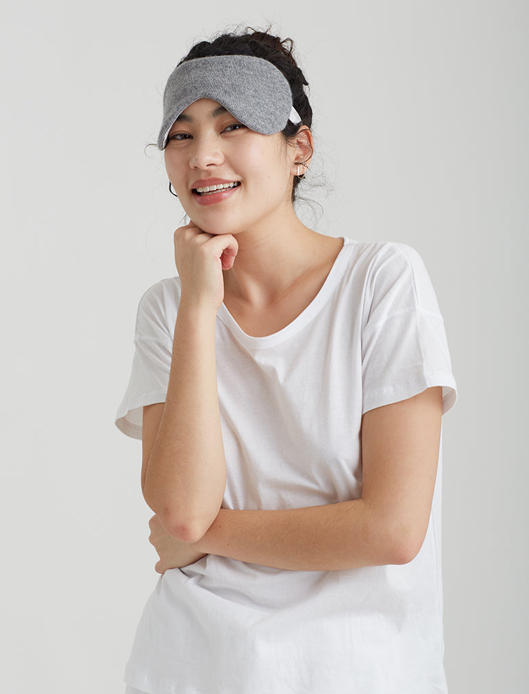 Cashmere silk shop eye mask