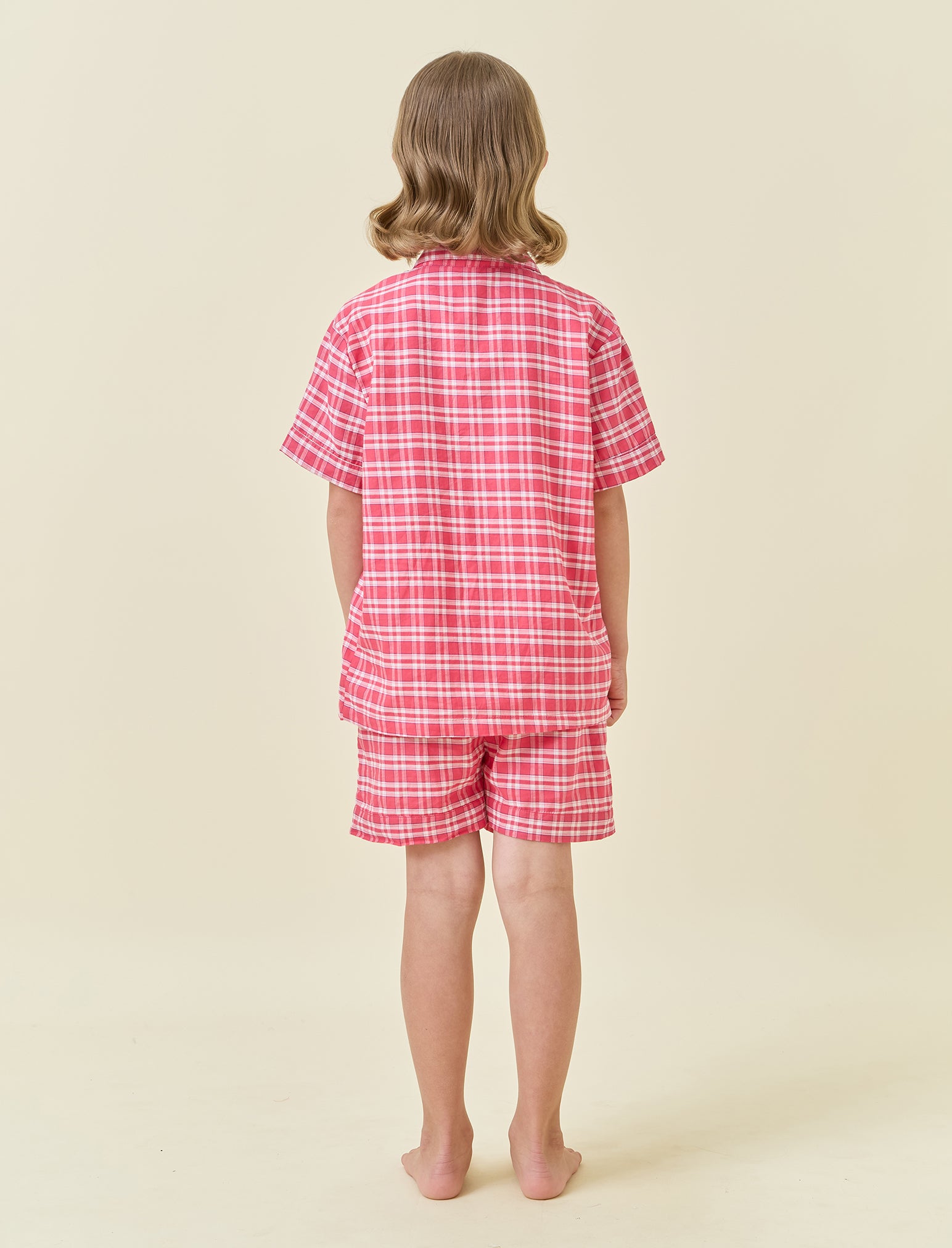 Holiday Plaid Kids PJ Boxer Set