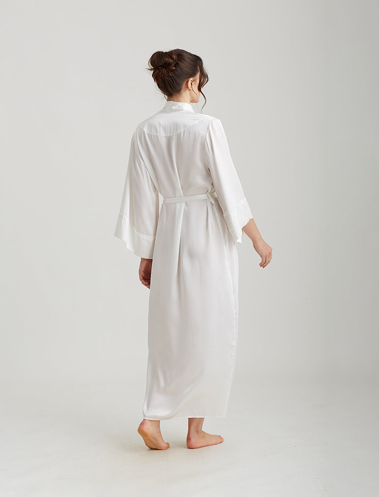 Selena Silk Maxi Robe