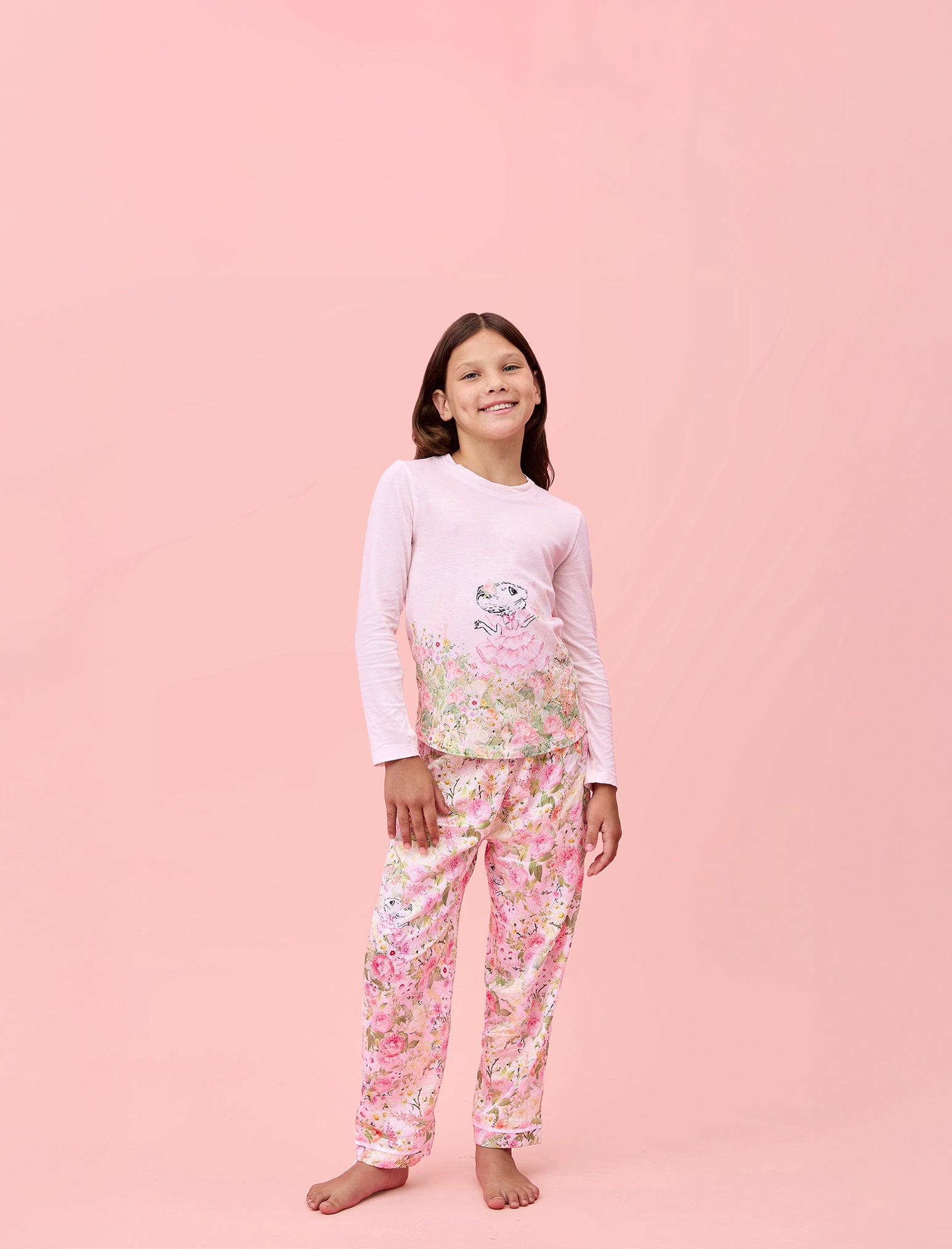 Claris Secret Garden Kids  Pant and Organic Cotton Top